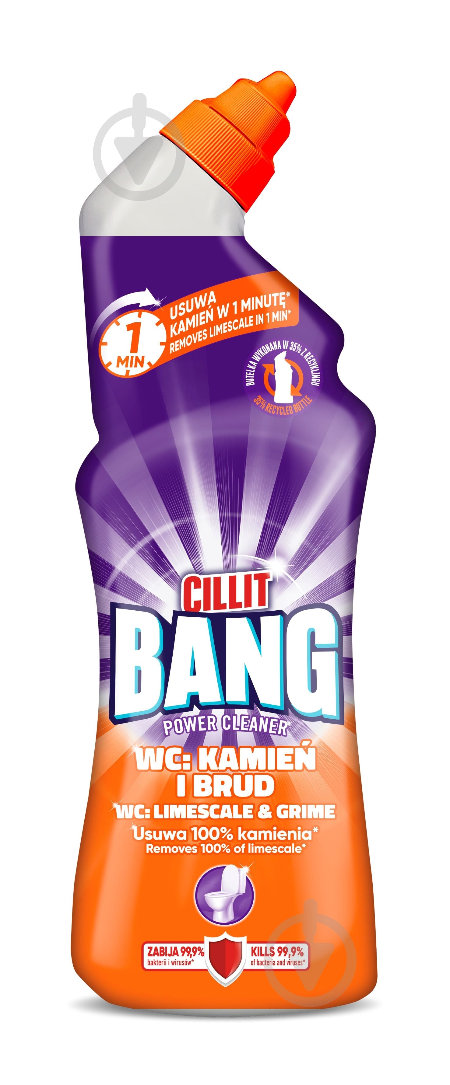 Засіб для чищення унітаза Cillit Bang Сила цитруса 750 мл - фото 1