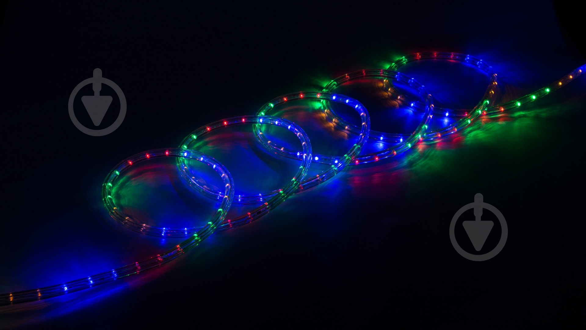 Стрічка світлодіодна Union IP65 220 В різнокольоровий (RGB) - фото 2