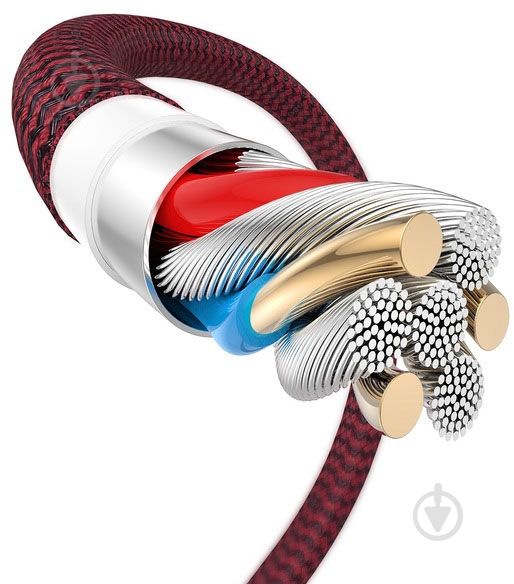 Кабель T-PHOX USB Type-A 1 м красный (T-C814 red) Jagger - фото 5 Кабель T-PHOX USB Type-A 1 м красный (T-C814 red) Jagger - фото 5