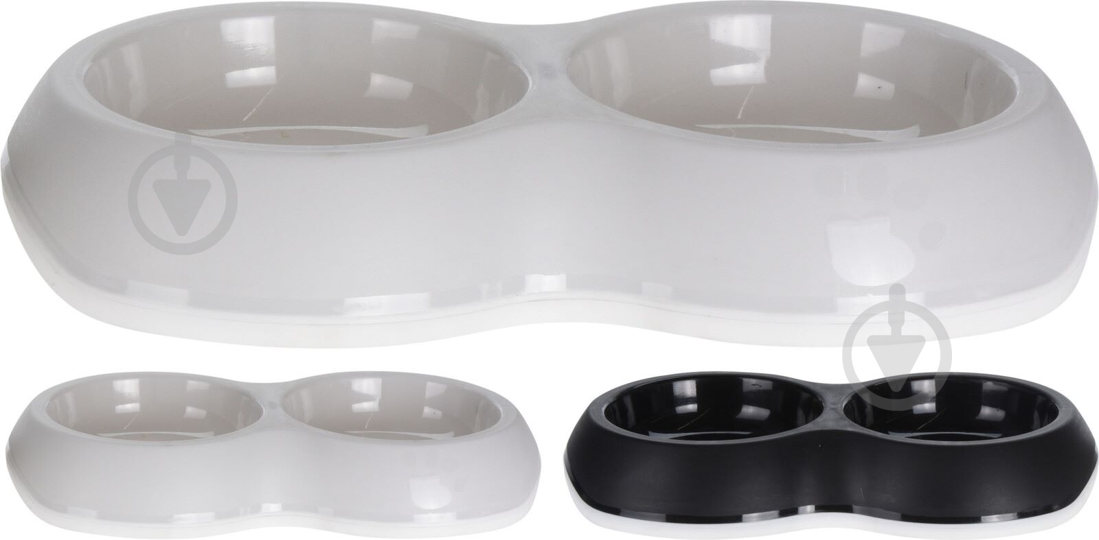 Миска двойная Koopman 26х15х4,5 см - фото 1