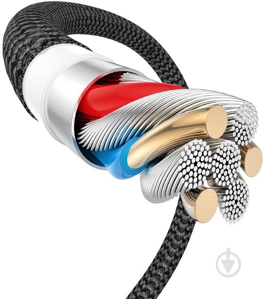 Кабель T-PHOX Lightning – USB-C 1 м серый (T-L814 grey) Jagger - фото 5