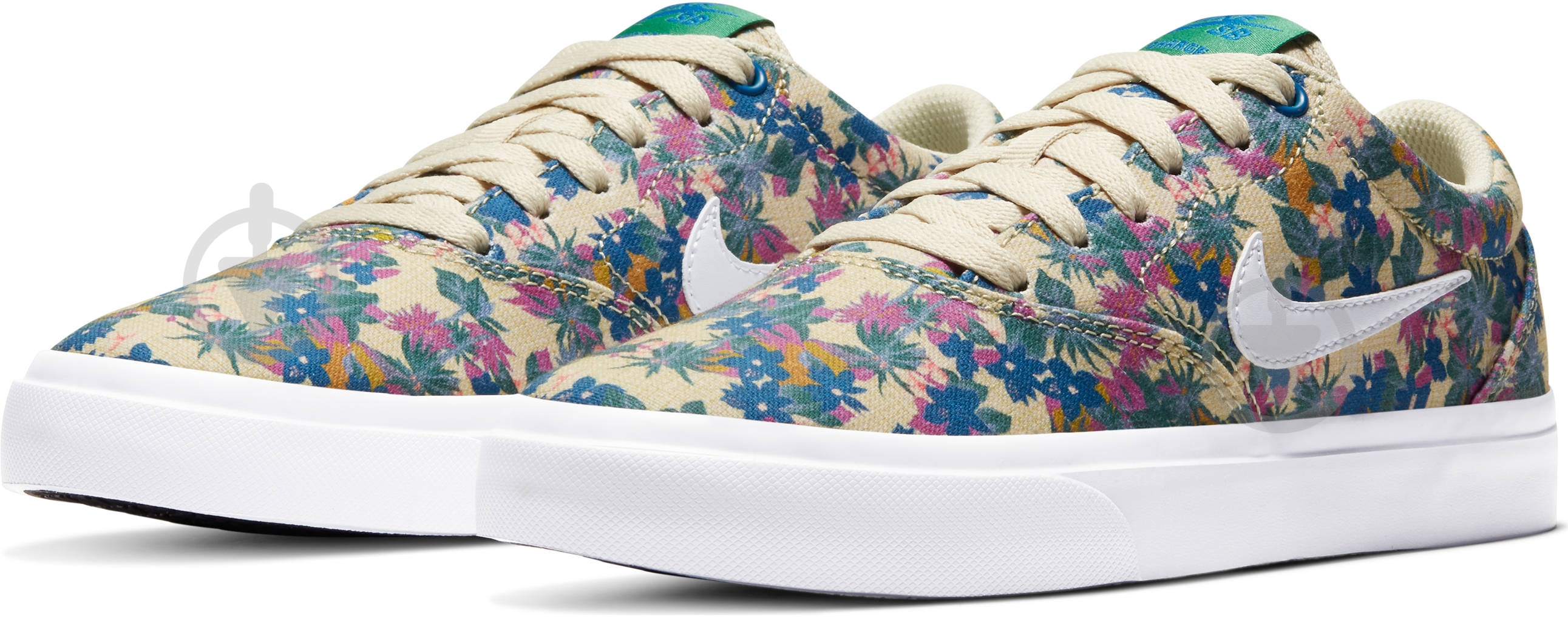 Кроссовки женские демисезонные Nike SB Charge Canvas Premium CT3874-200 р.39 разноцветные - фото 1