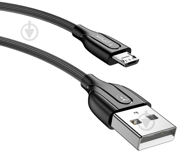 Кабель T-PHOX USB Type-A 1.2 м черный (T-M807 Black) Mini - фото 1