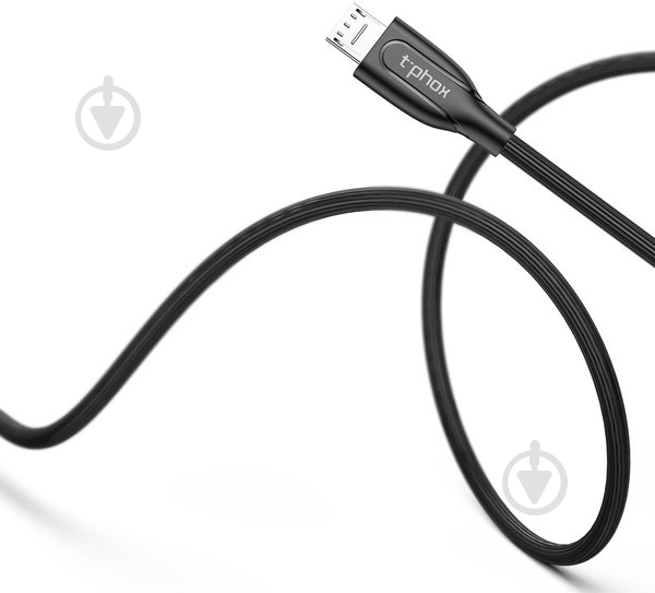 Кабель T-PHOX USB Type-A 1.2 м черный (T-M807 Black) Mini - фото 3