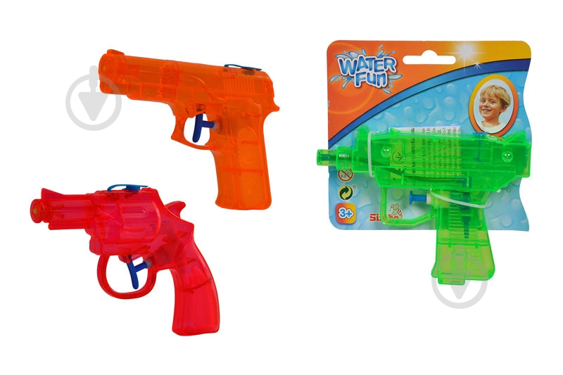 Бластер водный Simba "Всплеск", 16 см 100 мл - фото 1