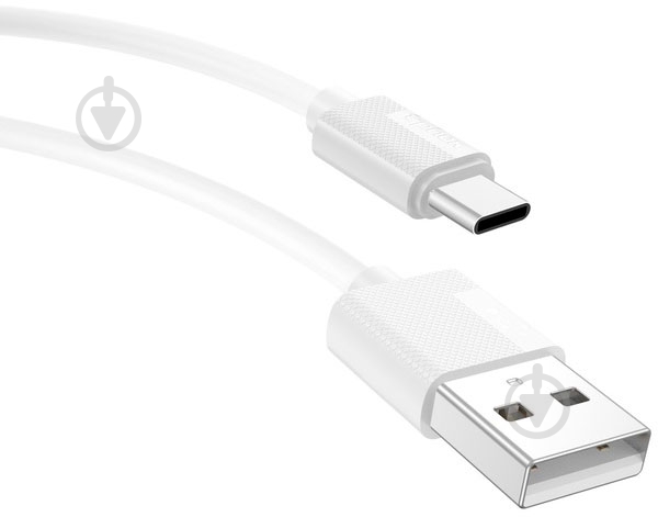 Кабель T-PHOX USB Type-C 2 м белый (T-C801(2) white) Nets - фото 1