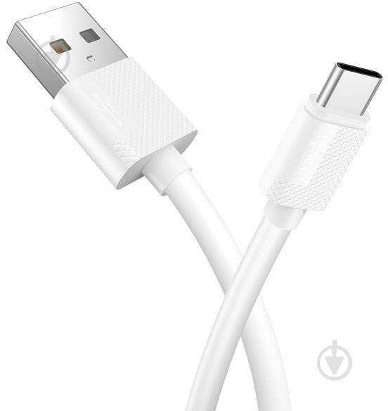 Кабель T-PHOX USB Type-C 2 м белый (T-C801(2) white) Nets - фото 2