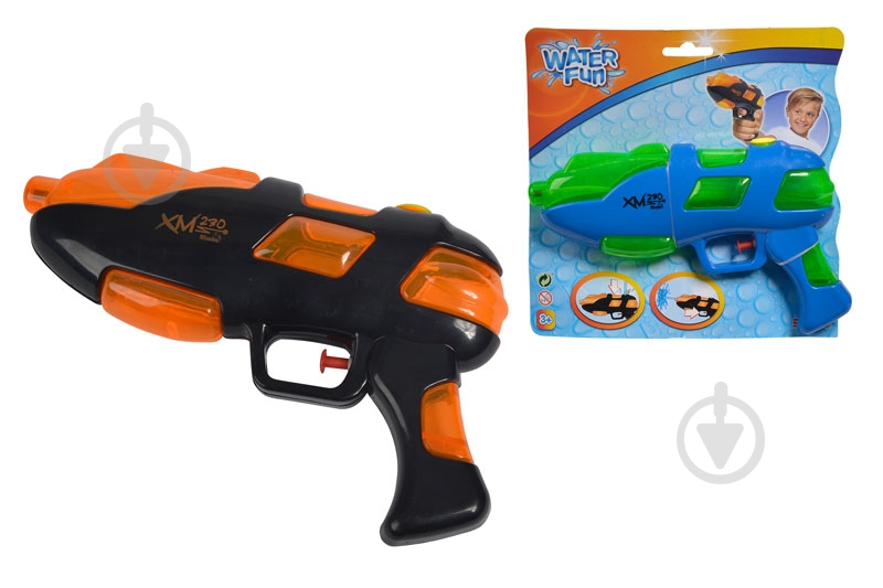 Бластер водный Simba ХМ 230, 23 см 100 мл - фото 1 Бластер водный Simba ХМ 230, 23 см 100 мл - фото 1