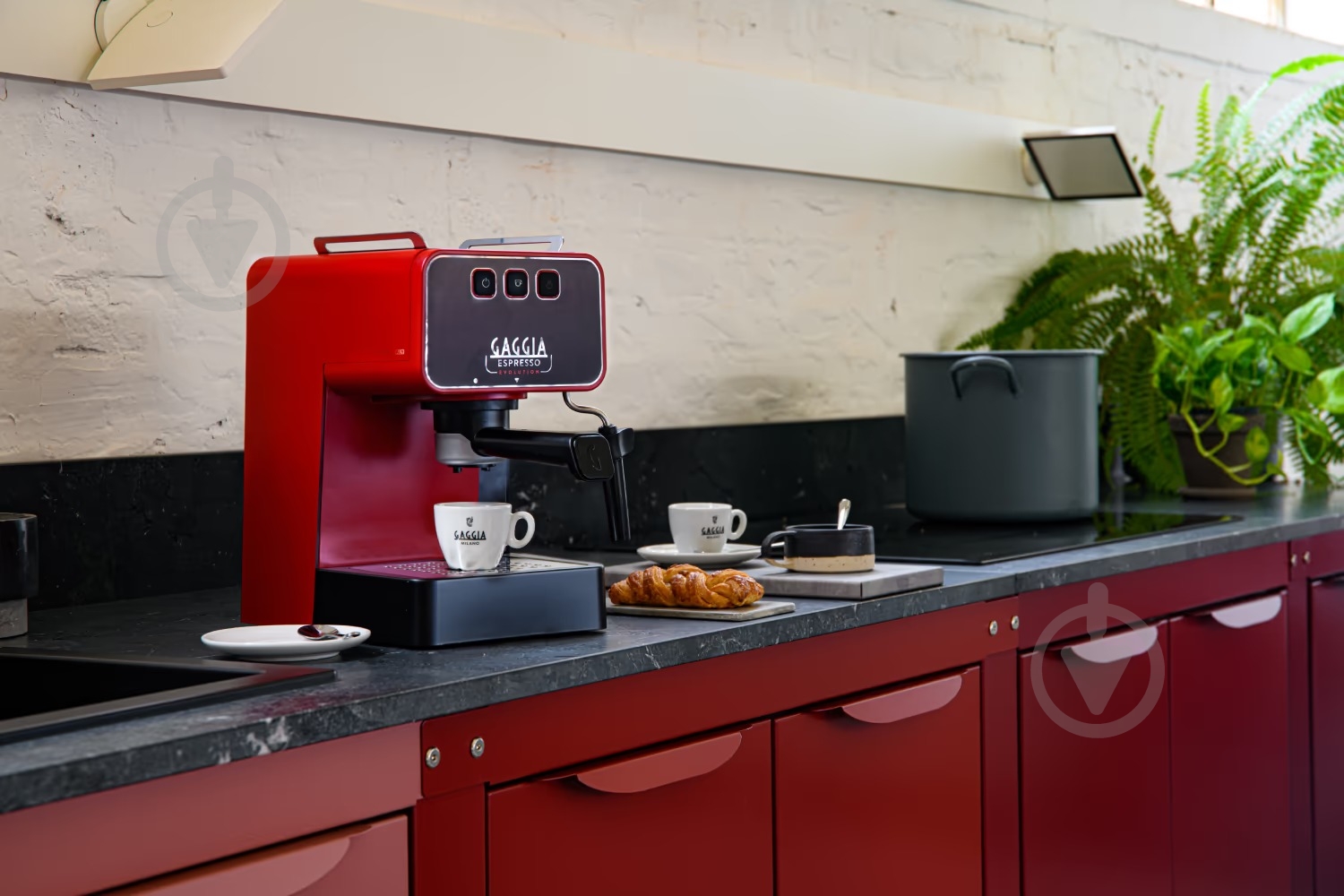Кофеварка рожковая Gaggia Espresso Evolution Red (EG2115/03) - фото 2