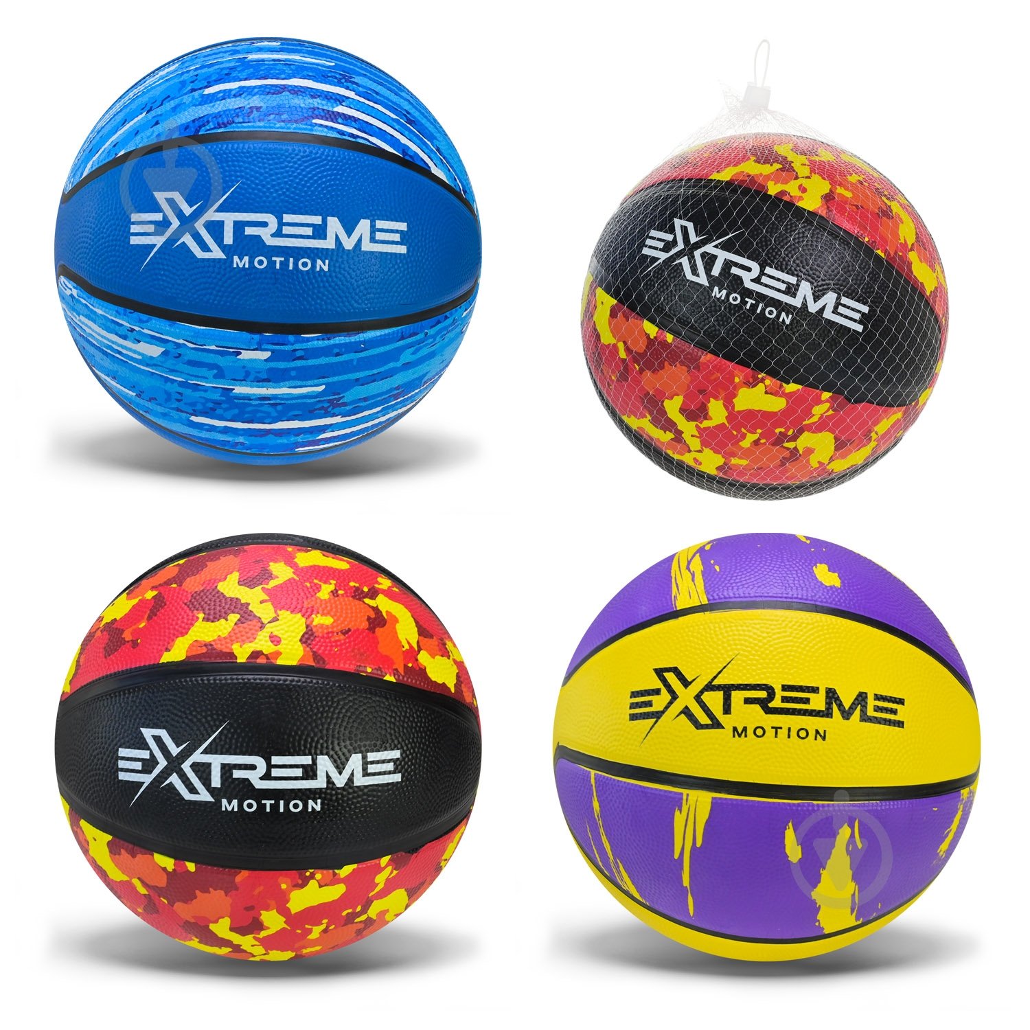 Баскетбольний м'яч Extreme Motion BB25598 р. 7 в асортименті - фото 1 Баскетбольний м'яч Extreme Motion BB25598 р. 7 в асортименті - фото 1