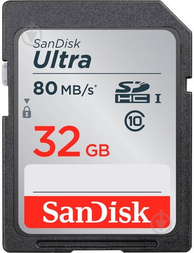 Карта памяти SanDisk SDHC 32GB (SDSDUNC-032G-GN6IN) - фото 1 Карта памяти SanDisk SDHC 32GB (SDSDUNC-032G-GN6IN) - фото 1