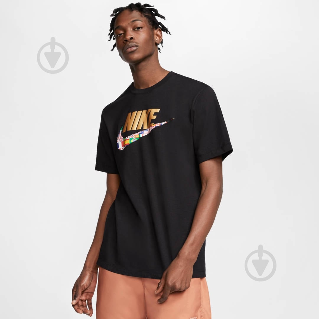 Футболка Nike M NSW TEE PREHEAT HBR CT6550-010 р.S черный - фото 4