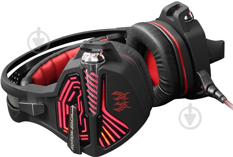 Гарнітура Kotion Each GS100 7.1 black/red - фото 2 Гарнітура Kotion Each GS100 7.1 black/red - фото 2