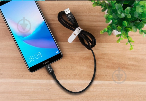 Кабель T-PHOX USB Type-A 1.2 м чорний (T-M810 Black) Speed - фото 6 Кабель T-PHOX USB Type-A 1.2 м чорний (T-M810 Black) Speed - фото 6