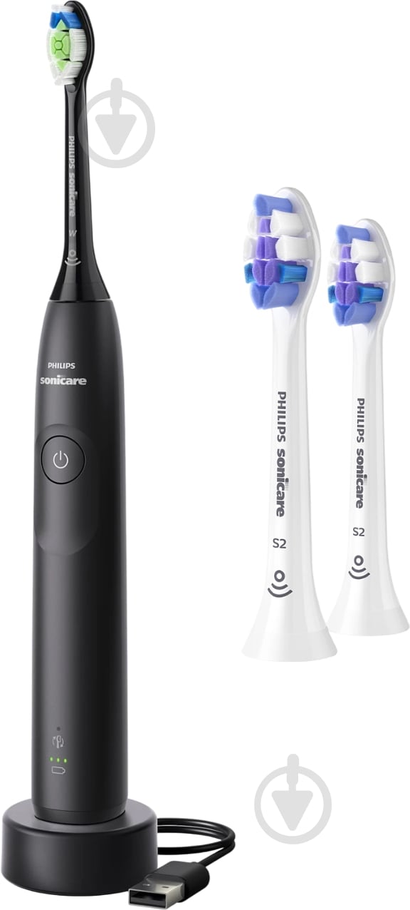 Набір Philips Series 5300 електрична зубна щітка HX7101/01 + насадки HX6052/87 - фото 1 Набір Philips Series 5300 електрична зубна щітка HX7101/01 + насадки HX6052/87 - фото 1