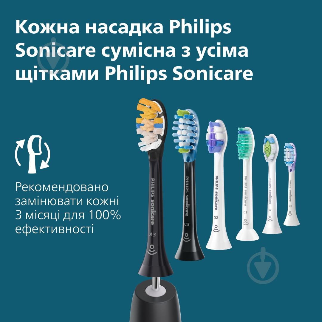 Набор Philips Series 5300 электрическая зубная щетка HX7101/02 + насадки HX6052/87 - фото 18 Набор Philips Series 5300 электрическая зубная щетка HX7101/02 + насадки HX6052/87 - фото 18