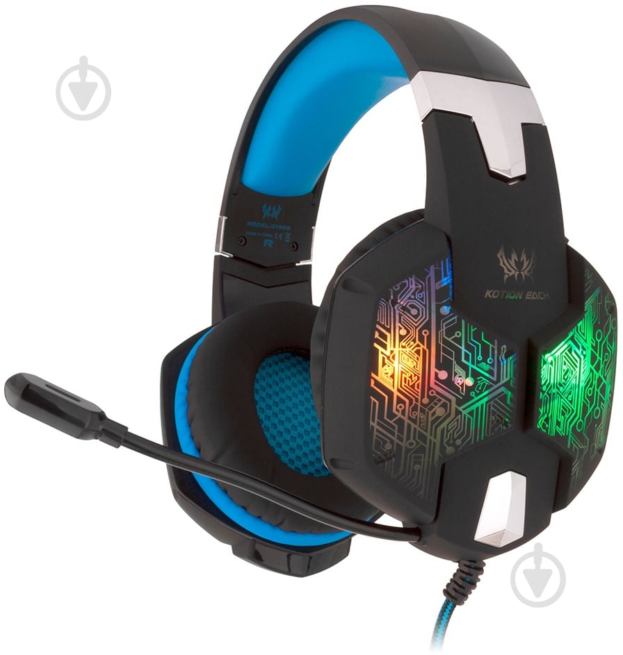 Гарнитура Kotion Each G1000 black/blue - фото 1