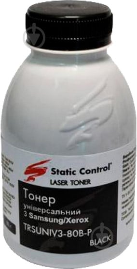 Тонер Static Control Samsung/Xerox (TRSUNIV3-80B-P) black - фото 1