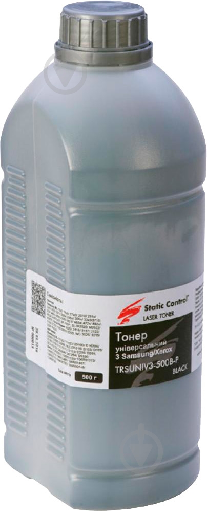 Тонер Static Control Samsung/Xerox (TRSUNIV3-500B-P) black - фото 1 Тонер Static Control Samsung/Xerox (TRSUNIV3-500B-P) black - фото 1