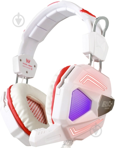Гарнітура Kotion Each G5200 white/red - фото 2 Гарнітура Kotion Each G5200 white/red - фото 2