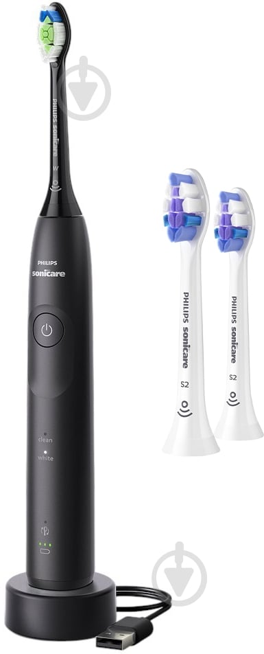 Набір Philips Series 5500 електрична зубна щітка HX7111/01 + насадки HX6052/87 - фото 1 Набір Philips Series 5500 електрична зубна щітка HX7111/01 + насадки HX6052/87 - фото 1