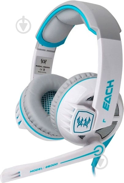 Гарнитура Kotion Each G6000 white/blue - фото 1