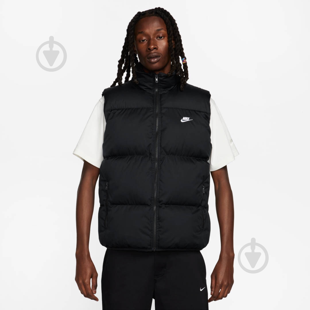 Жилет Nike M NK TF CLUB PUFFER VEST FB7373-010 р.XL черный - фото 1