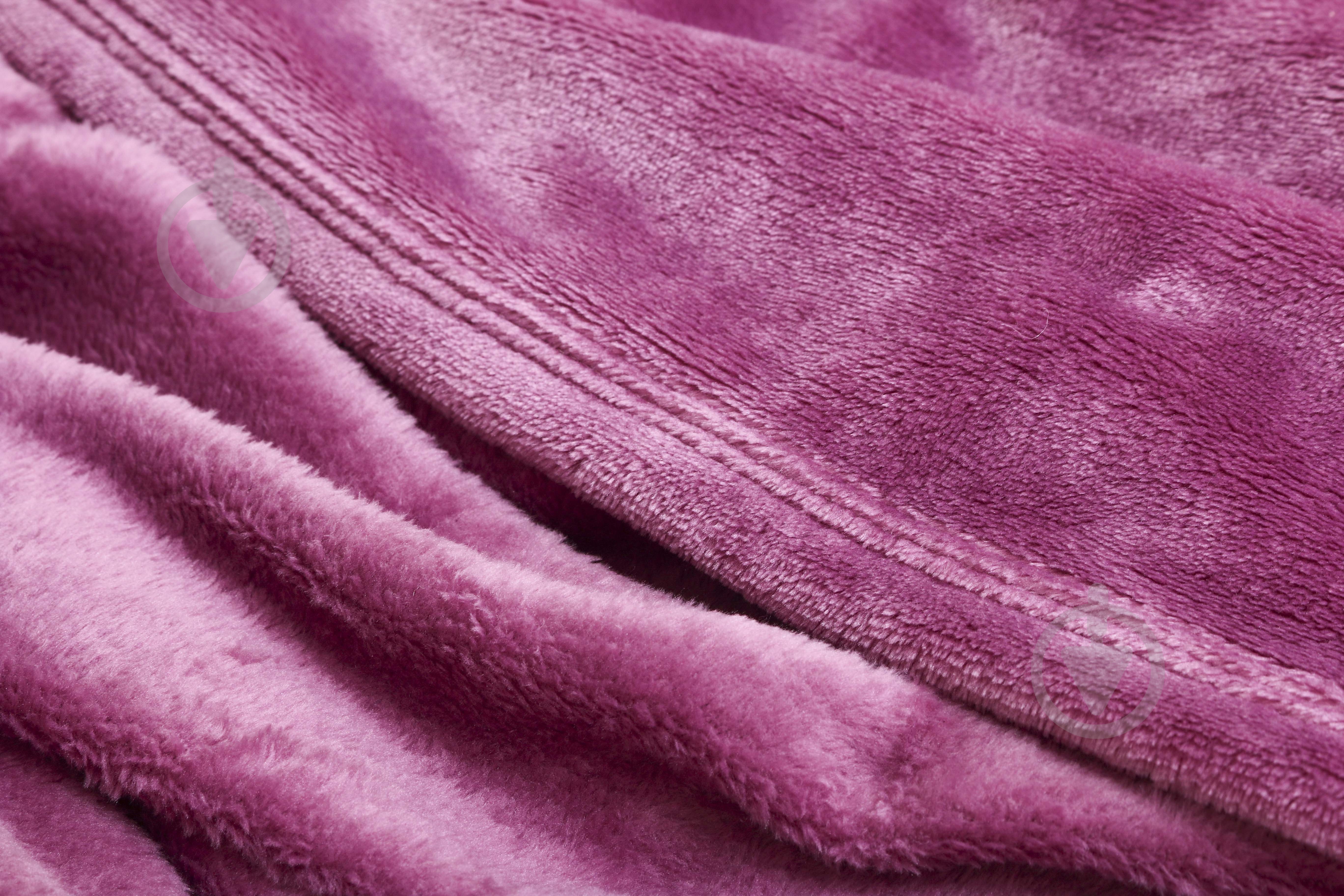 Плед Frannel Solid Nostalgia Pink 160x200 см розовый La Nuit - фото 3