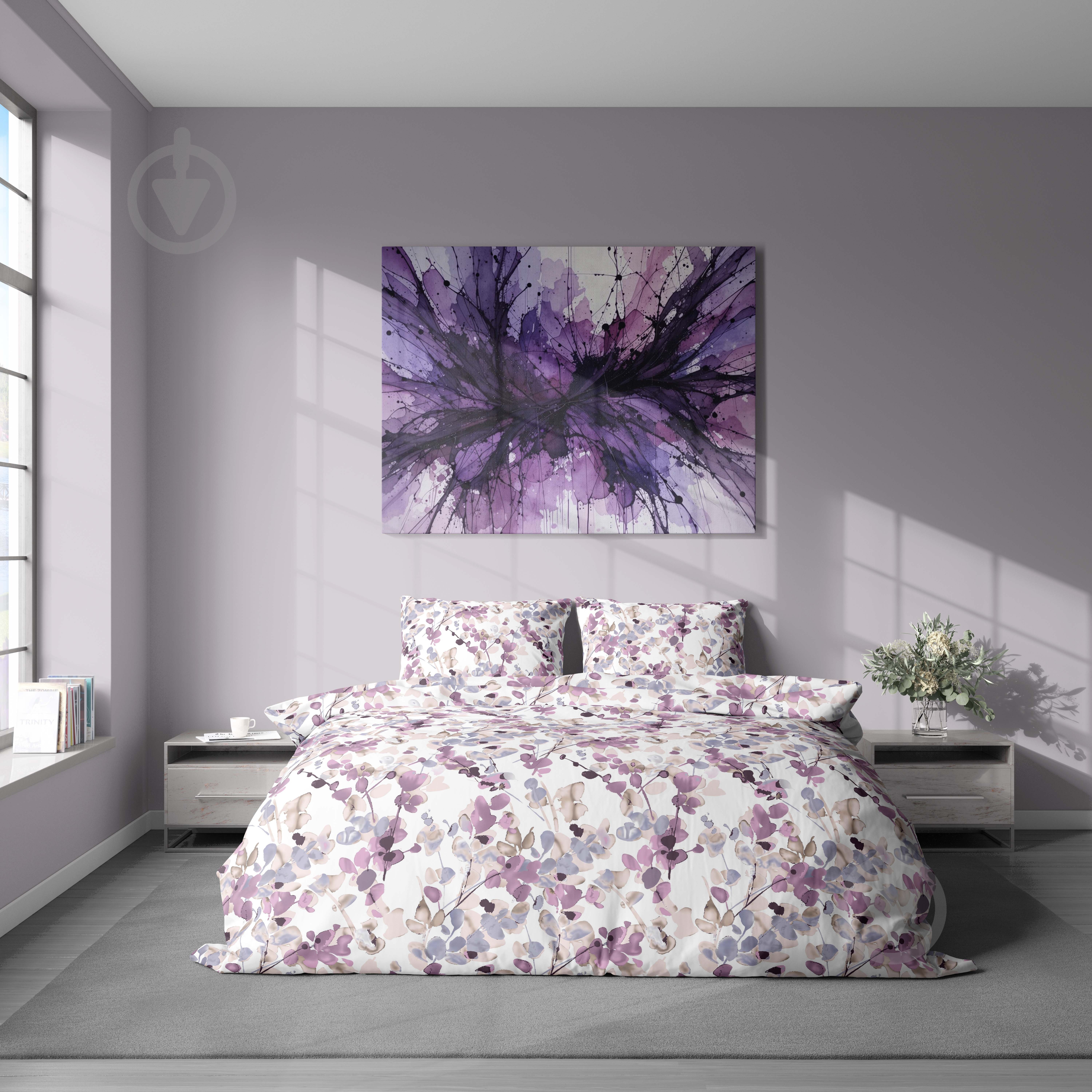 Комплект постельного белья Serene Leaves 2,0 с принтом UP! (Underprice) - фото 3 Комплект постельного белья Serene Leaves 2,0 с принтом UP! (Underprice) - фото 3