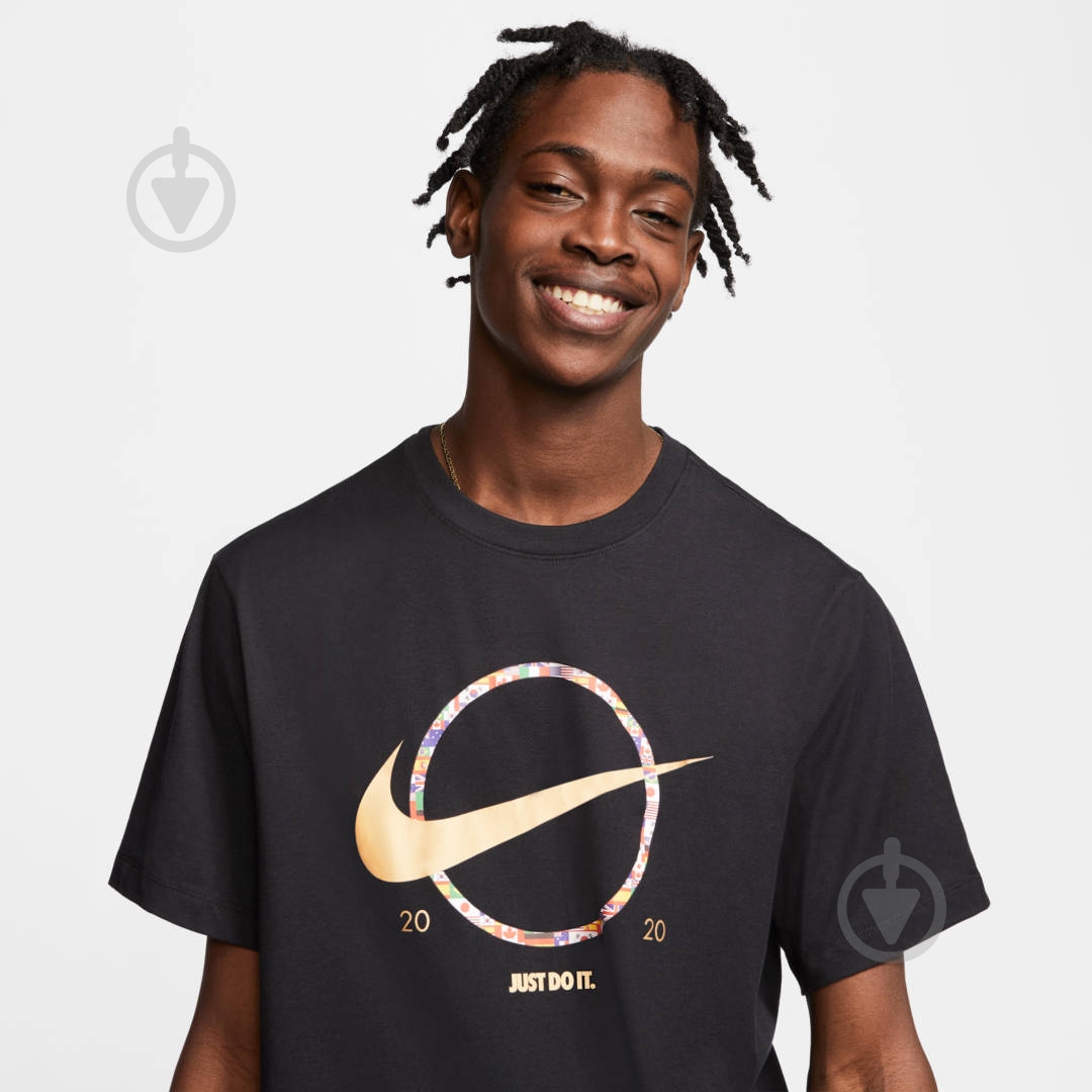 Футболка Nike M NSW TEE PREHEAT SWOOSH CT6871-010 р.M черный - фото 6