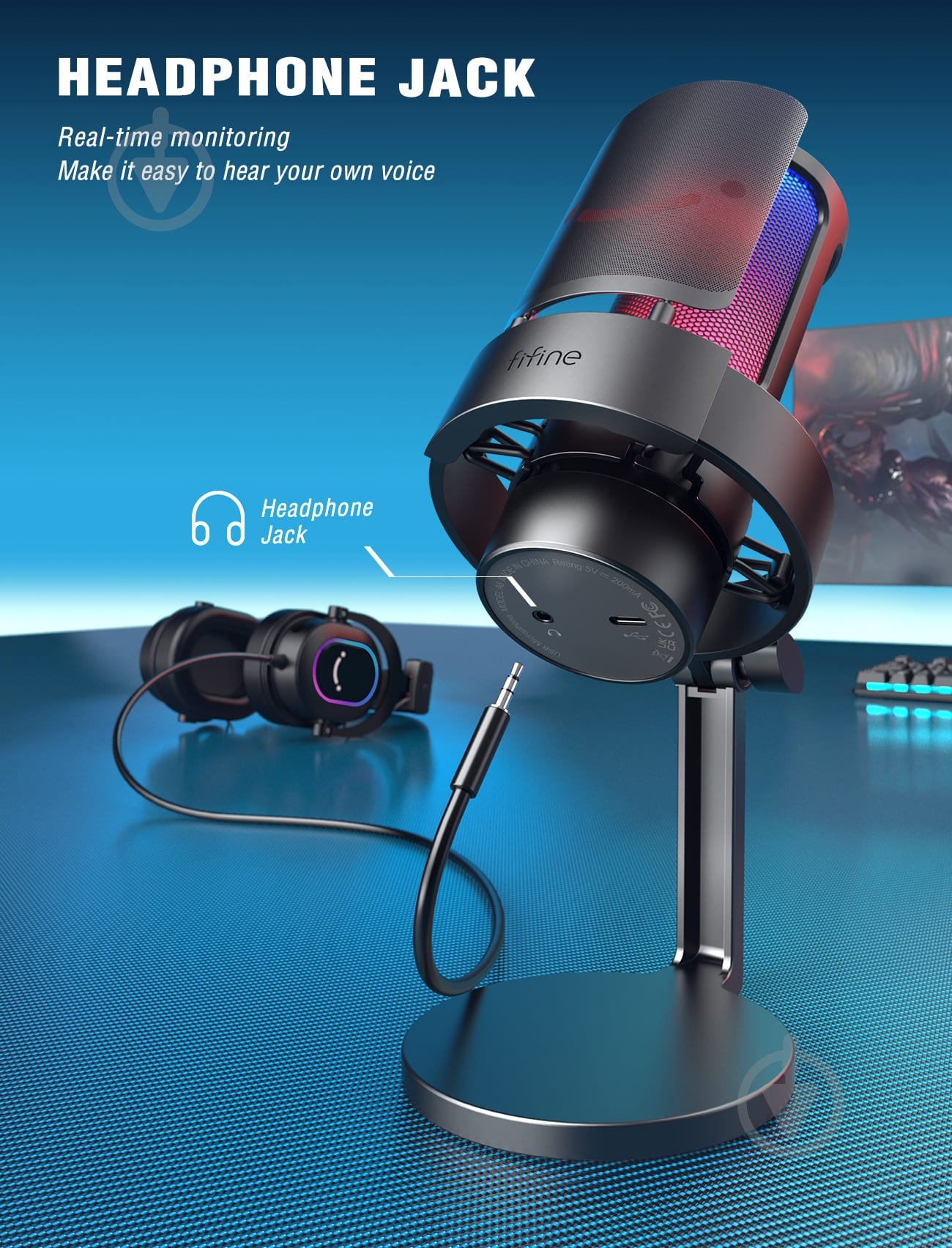 Мікрофон FIFINE (A8) - фото 17