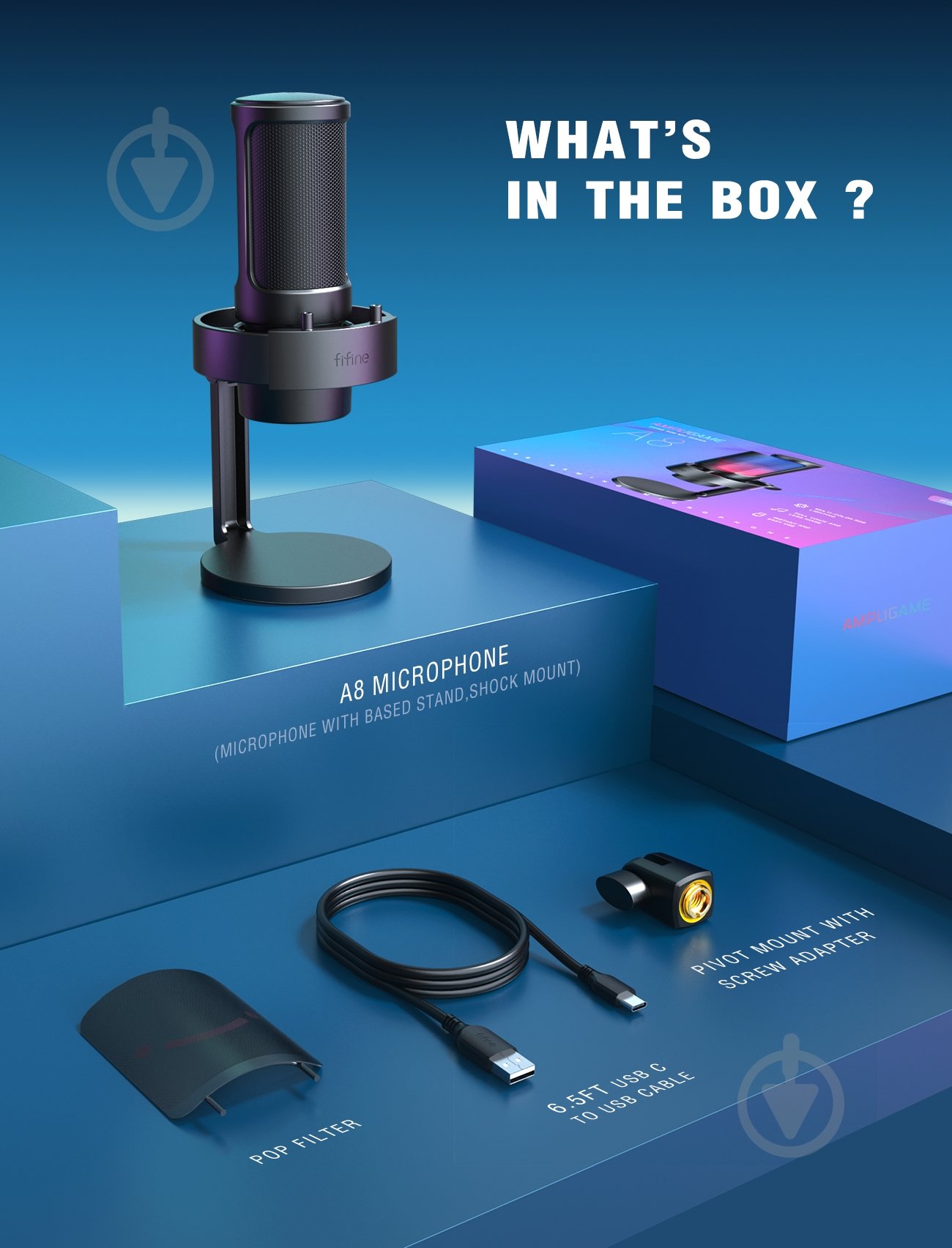 Мікрофон FIFINE (A8) - фото 11