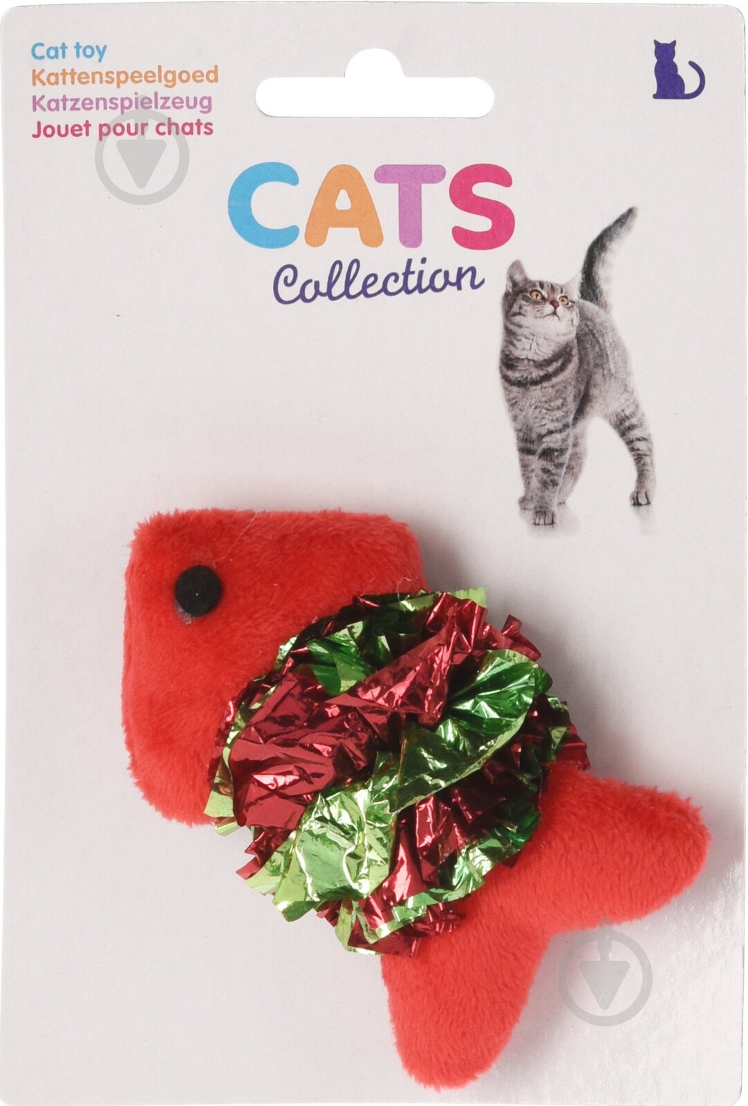 Игрушка Koopman Рыбка 8 см разноцветный (491004770) - фото 1