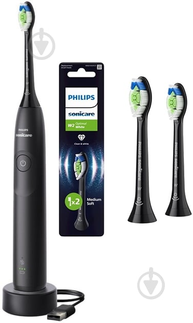 Набір Philips Series 5300 електрична зубна щітка HX7101/01 + насадки HX6062/88 - фото 1 Набір Philips Series 5300 електрична зубна щітка HX7101/01 + насадки HX6062/88 - фото 1
