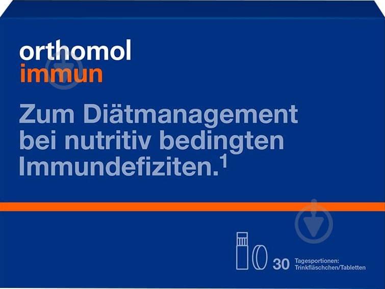 Ортомол Immun Orthomol флаконы + таблетки курс 30 дней 30 шт./уп. - фото 1 Ортомол Immun Orthomol флаконы + таблетки курс 30 дней 30 шт./уп. - фото 1