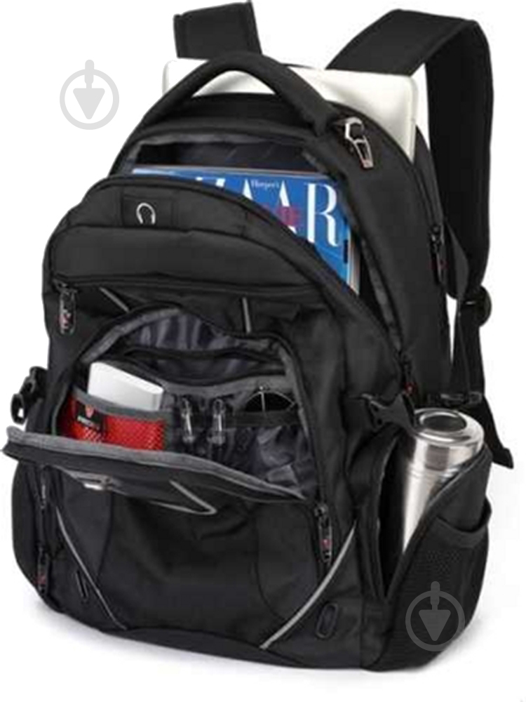 Рюкзак для ноутбука Sumdex 16" black (PJN-304BK) - фото 6