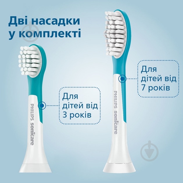 Набор Philips Sonicare For Kids электрическая зубная щетка детская HX6322/04 + насадки HX6062/87 - фото 10