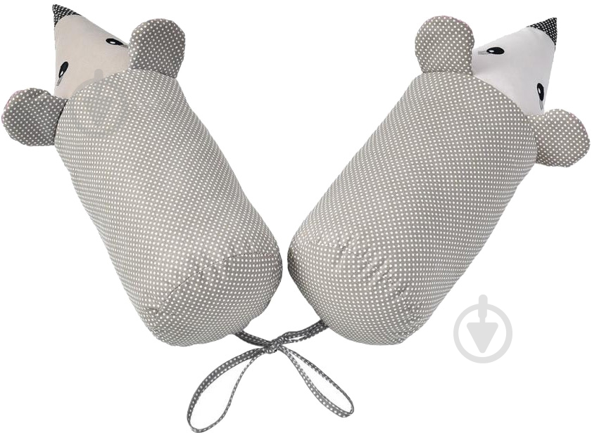 Подушка игрушка Мышка 12x38 см серый IDEIA - фото 2