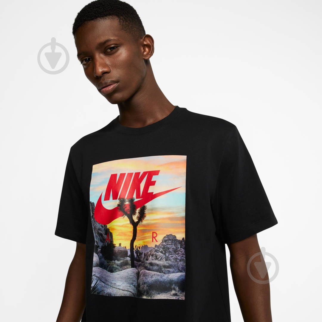 Футболка Nike M NSW TEE FESTIVAL PHOTO CT6884-010 р.2XL чорний - фото 6