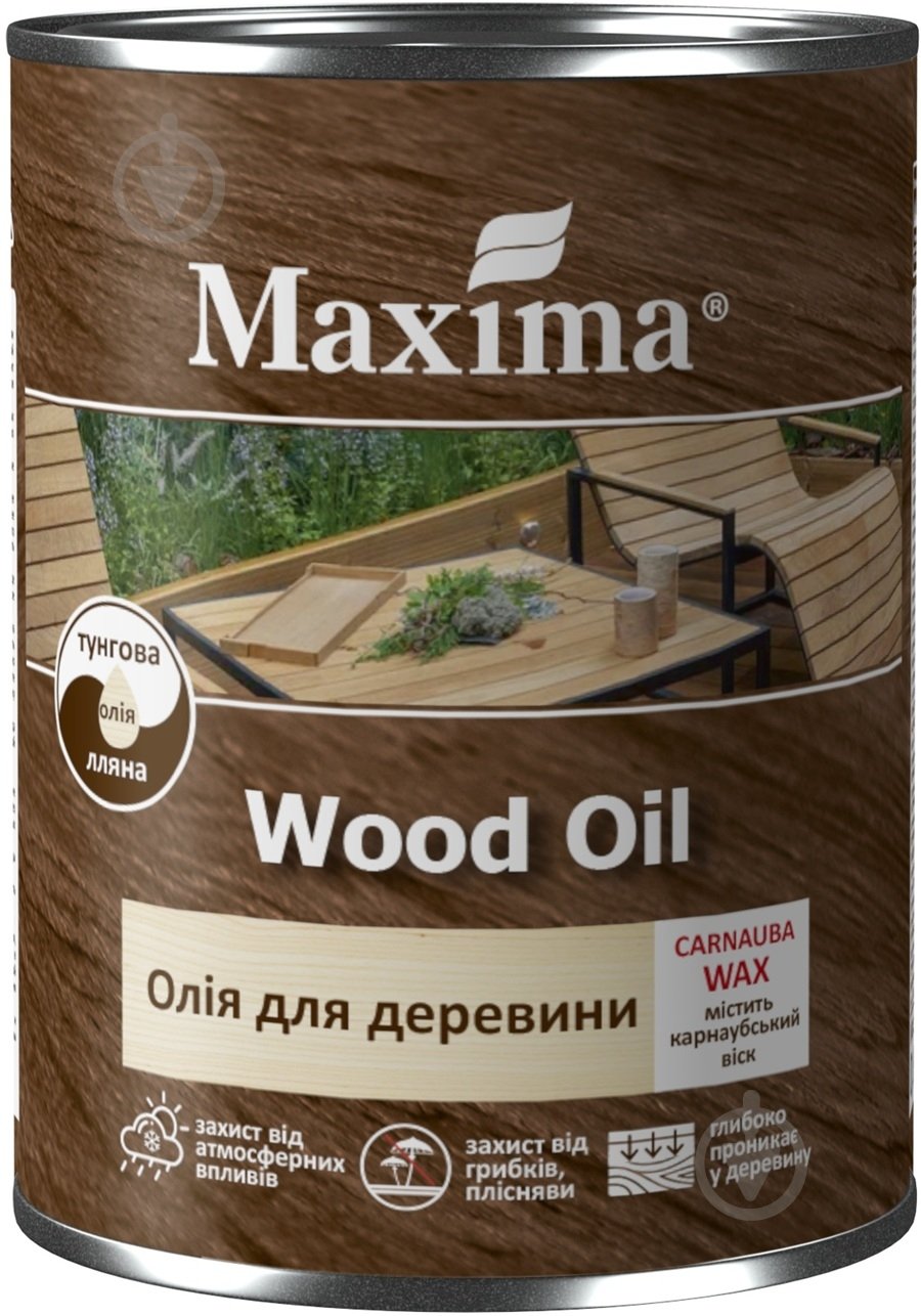 Масло для древесины Maxima махагон 0,65 кг - фото 1