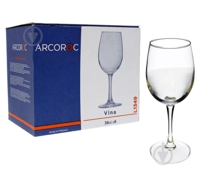 Набор бокалов для вина Arcoroc Vina 360 мл 6 шт. - фото 2 Набор бокалов для вина Arcoroc Vina 360 мл 6 шт. - фото 2