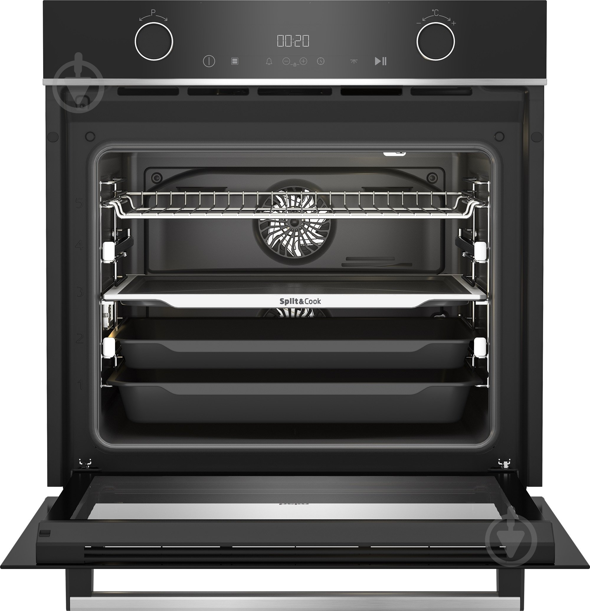 Комплект встраиваемой техники Beko (варочная поверхность HILW 64225 S + духовой шкаф BBVM13400XDS) - фото 6