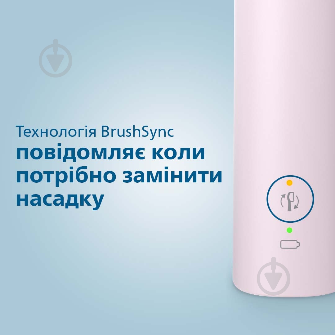 Набор Philips Series 3100 электрическая зубная щетка HX3671/11 + насадки HX6064/87 - фото 7 Набор Philips Series 3100 электрическая зубная щетка HX3671/11 + насадки HX6064/87 - фото 7