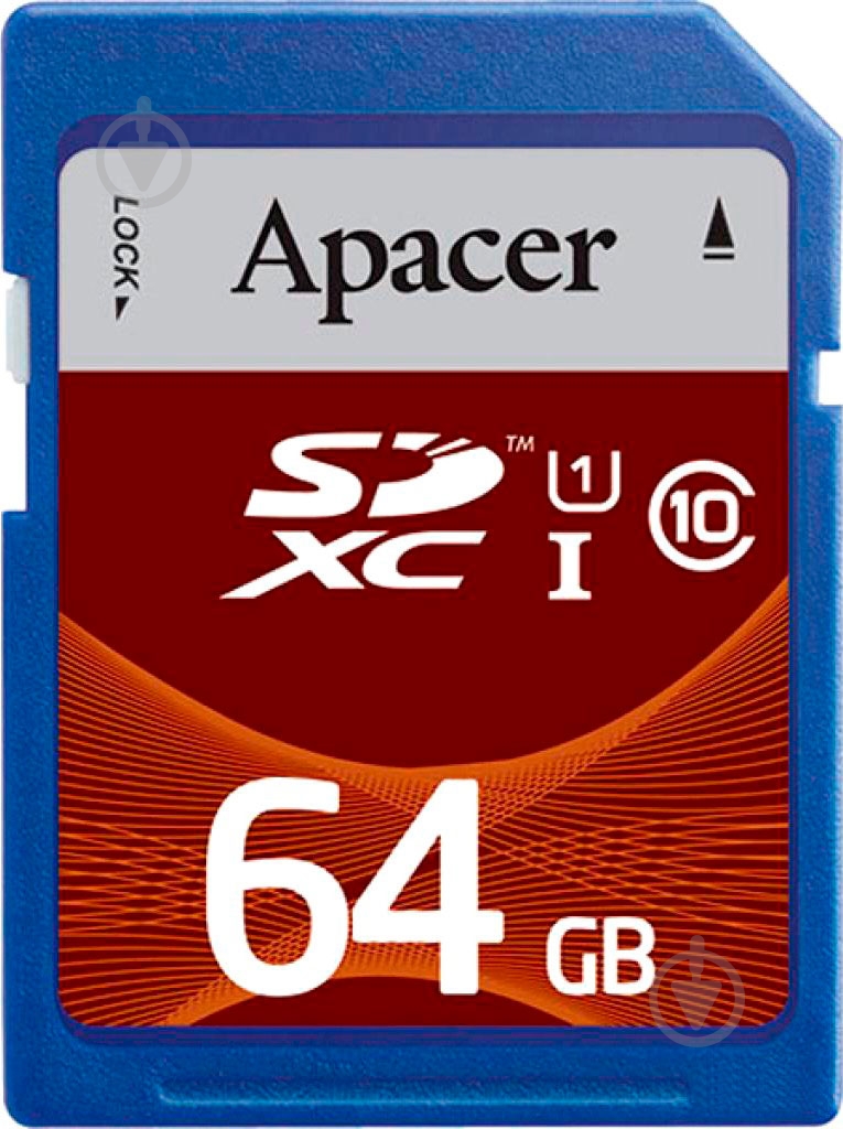 Карта памяти Apacer microSDXC 64 ГБ UHS Speed Class 1 (U1)Class 10 (AP64GSDXC10U1-R) - фото 1 Карта памяти Apacer microSDXC 64 ГБ UHS Speed Class 1 (U1)Class 10 (AP64GSDXC10U1-R) - фото 1