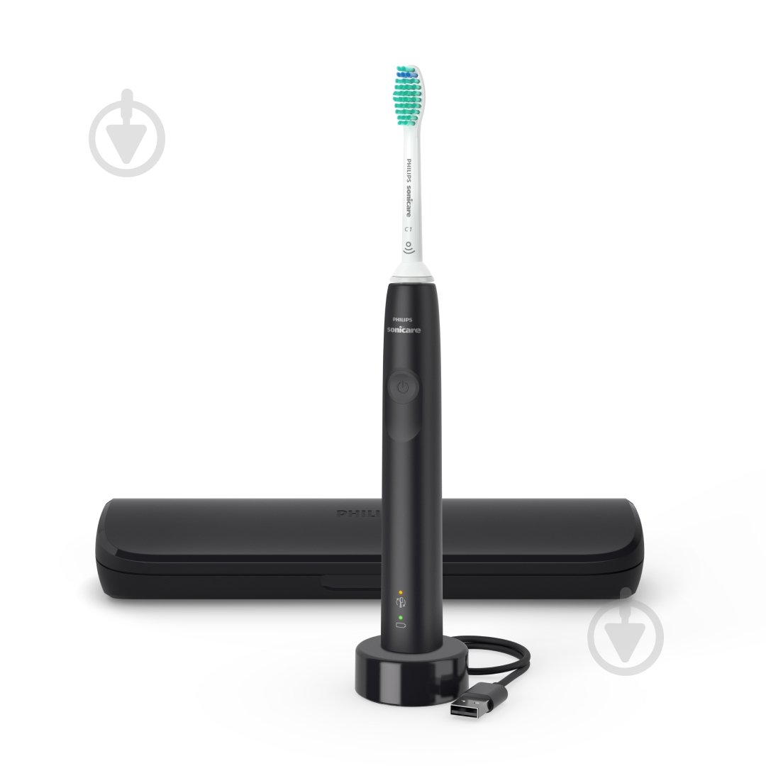 Електрична зубна щітка Philips Sonicare 3100 HX3673/14 + насадки HX6064/88 - фото 2