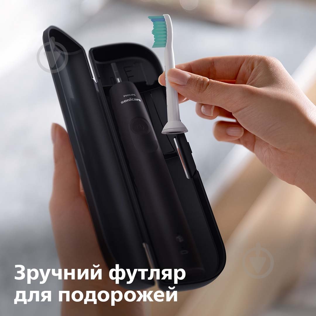 Електрична зубна щітка Philips Sonicare 3100 HX3673/14 + насадки HX6064/88 - фото 15