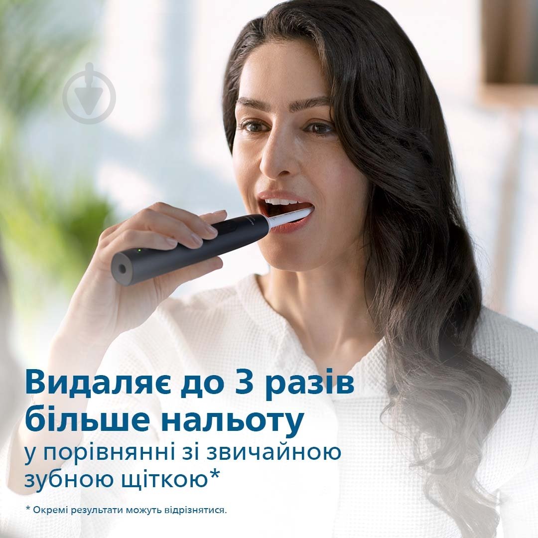 Електрична зубна щітка Philips Sonicare 3100 HX3673/14 + насадки HX6064/88 - фото 6