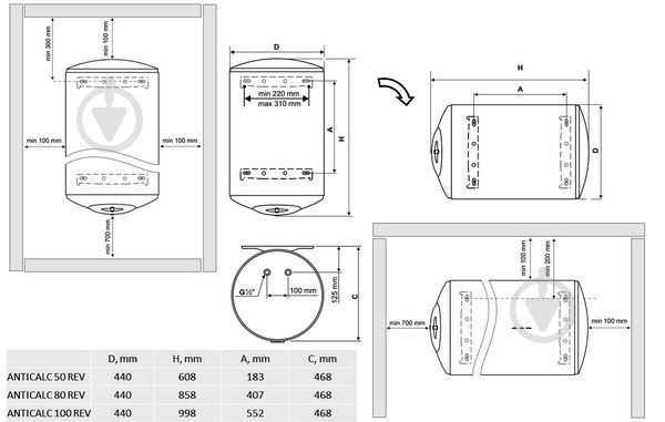 Бойлер Tesy ANTICALC REV 80 - фото 2