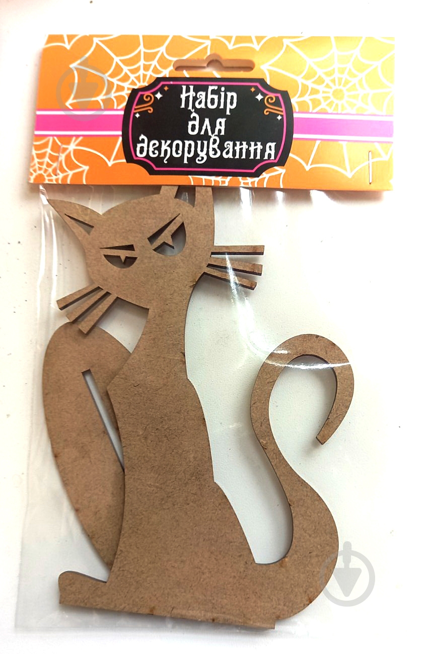 Набор для декорирования из МДФ Кот Аплі Краплі - фото 1 Набор для декорирования из МДФ Кот Аплі Краплі - фото 1