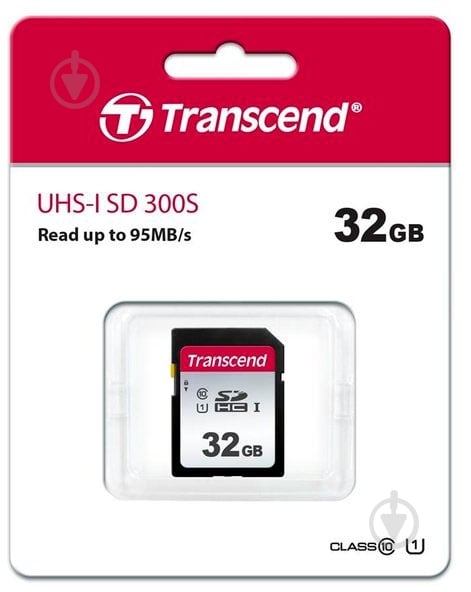 Карта пам'яті Transcend SDHC 32 ГБ UHS Speed Class 1 (U1)Class 10 (TS32GSDC300S) - фото 2 Карта пам'яті Transcend SDHC 32 ГБ UHS Speed Class 1 (U1)Class 10 (TS32GSDC300S) - фото 2